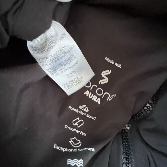 Calvin Klein full zip hooden outdoor black sleeveless womens puffer vest Size S - Picture 9 of 10